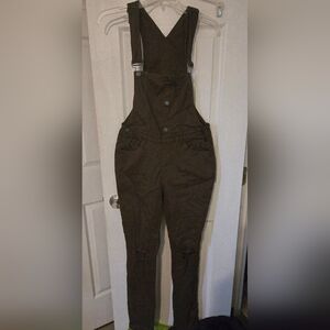 American Bazi Brown Overalls with Adjustable Straps Size M